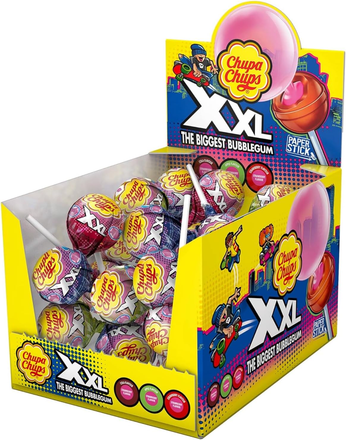 Chupa Chups XXL classic assortment of 25 extra large Lollipops