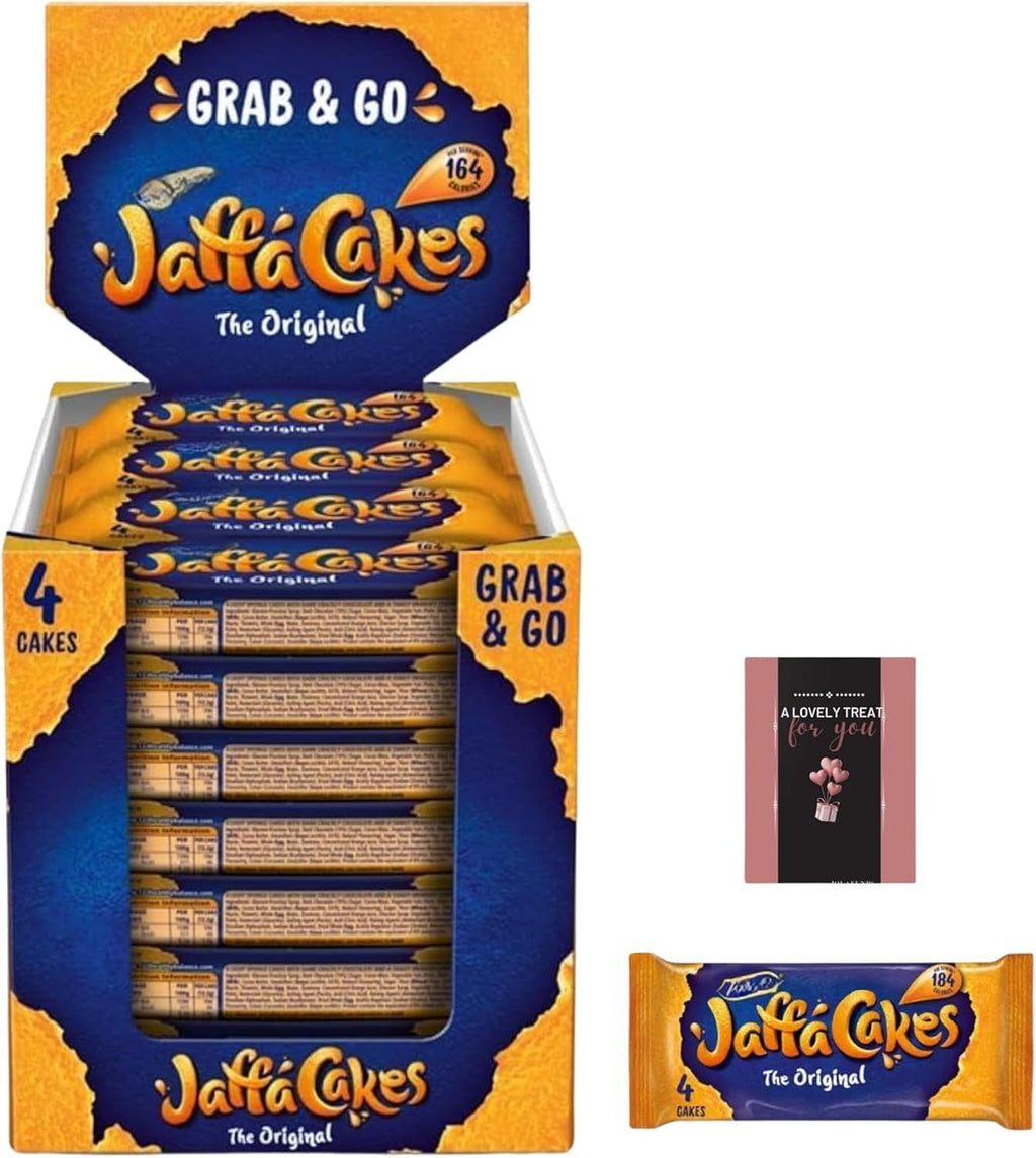 McVitie's The Original Jaffa Cakes Snack Packs - Bulk Display Box (20 x 4 Cakes)