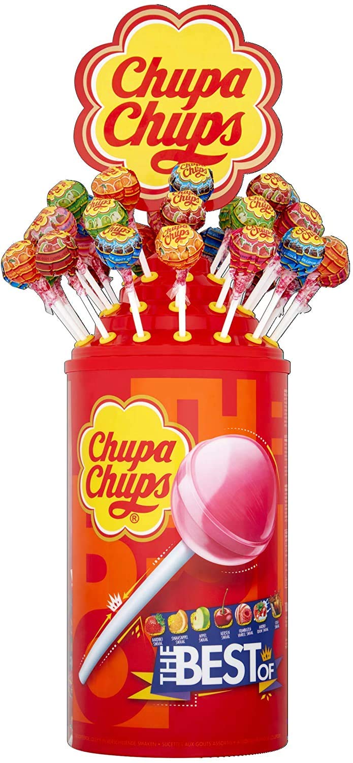 Chupa Chups XXL Classic Assorted Lollipops (25-Pack)