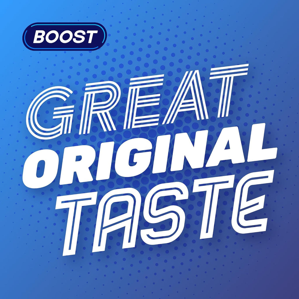 Boost Energy Drink Original Flavour - 24 Pack Drinks with Caffeine, Taurine and Vitamin B | Carbonated Energy Drinks | Gluten Free Vegan Low Calorie Fizzy Drinks Multipack | 24x250ml