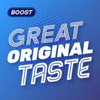 Boost Energy Drink Original Flavour - 24 Pack Drinks with Caffeine, Taurine and Vitamin B | Carbonated Energy Drinks | Gluten Free Vegan Low Calorie Fizzy Drinks Multipack | 24x250ml