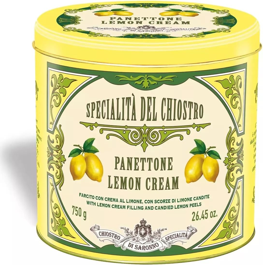 Chiostro di Saronno Italian Lemon Cream Panettone  750g Gift Tin