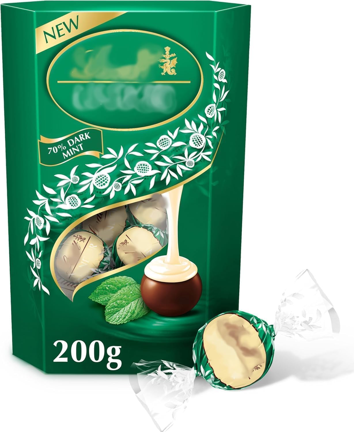 Lindat Lindor Dark Mint Chocolate Truffles 200g
