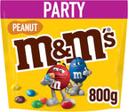 M&M'S Chocolate Bag, Peanut & Milk Chocolate, 800g Party Bag, Bulk Chocolate, Ideal for Gift, Snacks and Sharing