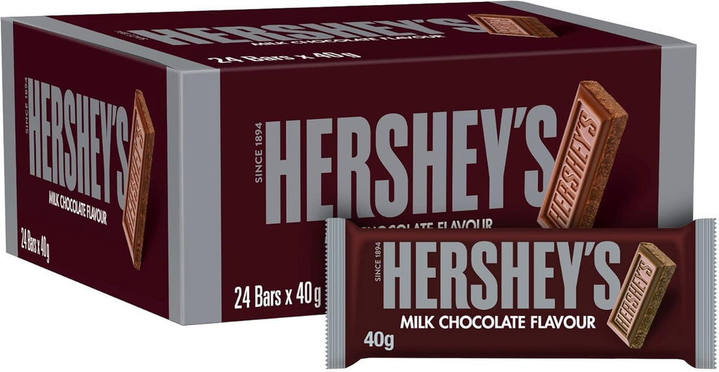 Hershey's Milk Chocolate Flavour Bar, pack of 24x40g