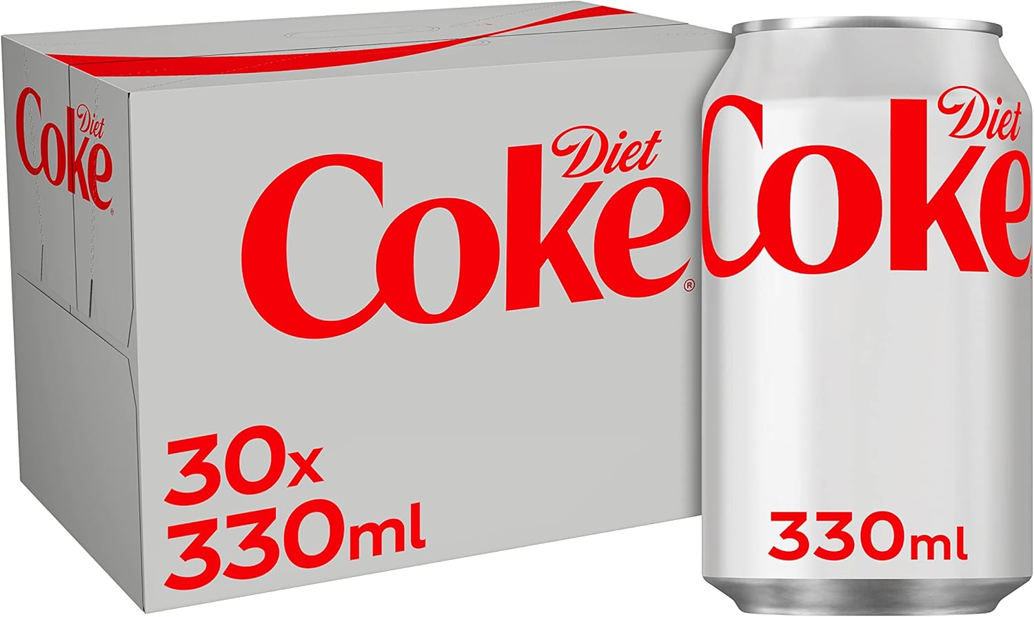 Diet Coke Cans, Cola, 330 ml, Pack of 30