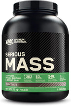 Optimum Nutrition Serious Mass Protein Powder High Calorie Mass Gainer with Vitamins, Creatine and Glutamine, Chocolate, 8 Servings, 2.73 kg, Packaging May Vary