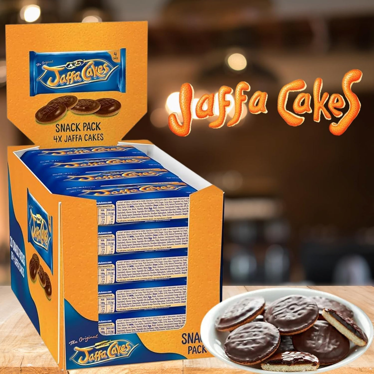 McVitie's The Original Jaffa Cakes Snack Packs - Bulk Display Box (20 x 4 Cakes)