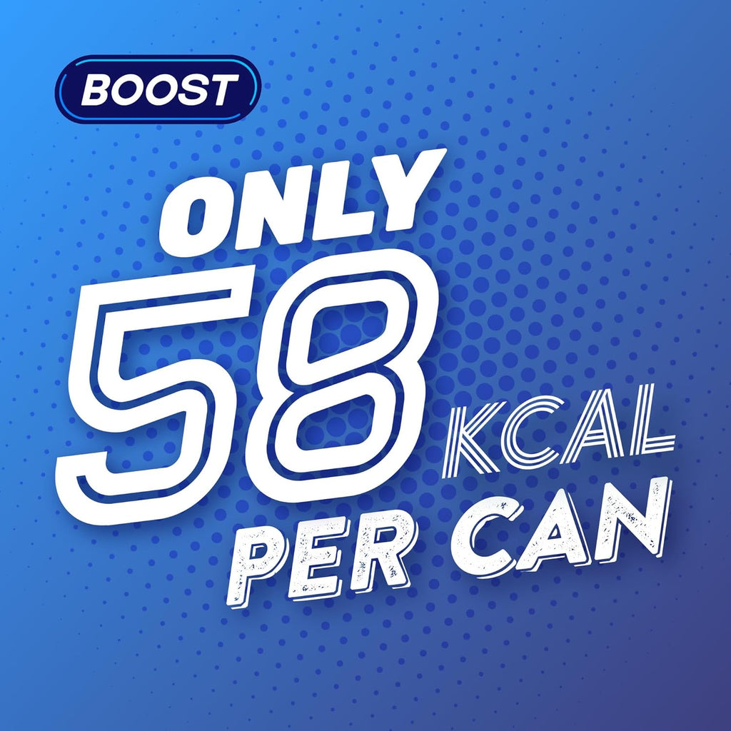 Boost Energy Drink Original Flavour - 24 Pack Drinks with Caffeine, Taurine and Vitamin B | Carbonated Energy Drinks | Gluten Free Vegan Low Calorie Fizzy Drinks Multipack | 24x250ml