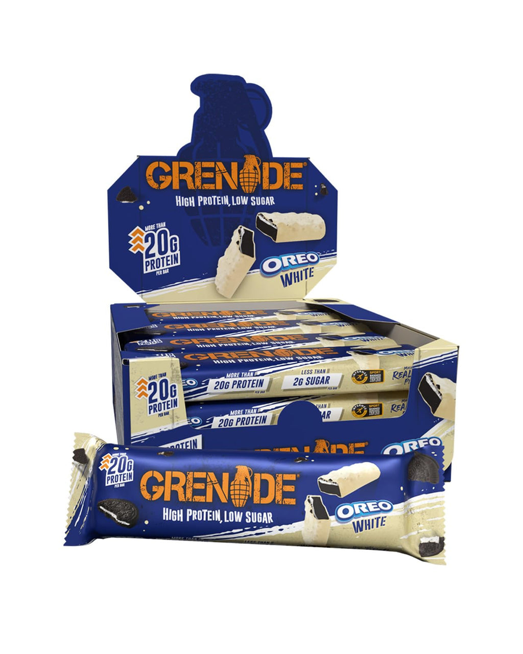 Grenade OREO Protein Bars (12 x 60g)  Low Sugar Snack