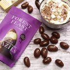 Forest Feast Belgian Milk Chocolate Brazils - Extra Thick Chocolate Coated Nuts (Award Winning)