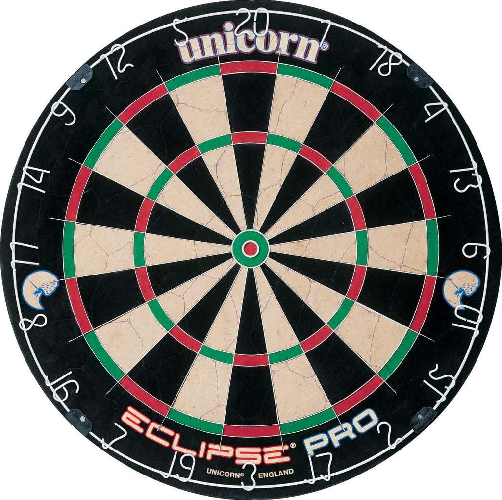 Unicorn Eclipse Pro, Professional Bristle Dartboard with Competition Quality Sisal, Spider and Number Ring, Professional Dart Board for Adults