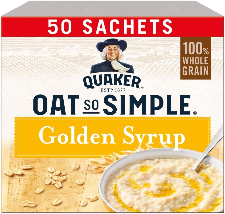 Quaker Oat So Simple Golden Syrup Porridge 50x36g
