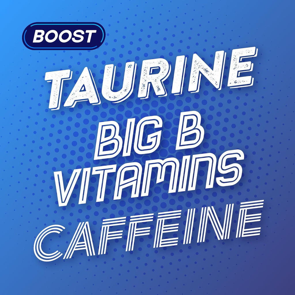 Boost Energy Drink Original Flavour - 24 Pack Drinks with Caffeine, Taurine and Vitamin B | Carbonated Energy Drinks | Gluten Free Vegan Low Calorie Fizzy Drinks Multipack | 24x250ml