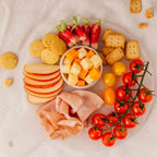 Assorted Cheese Biscuits Multipacks - 600g Real Butter Biscuits with Parmesan, Brie, Blue & Goat Cheese Biscuit Box with Topline Card Great Birthday Gifts for Women, Christmas Snacks, Stocking Fillers