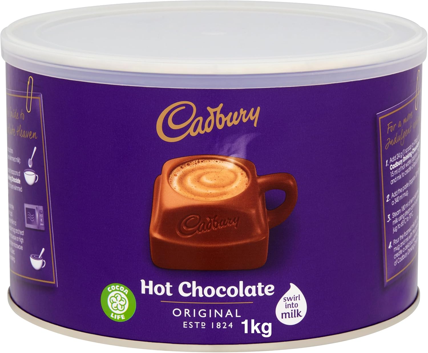 Cadbury Hot Chocolate, 1 kg (Packaging may vary)