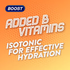 Boost Sports Drink Orange Flavour 12 Isotonic Drink with Vitamin B12 and B6 Electrolyte Drink Maximum Hydration Drinks Low Calorie Vegan Adult Soft Drinks Multipacks 12x500ml