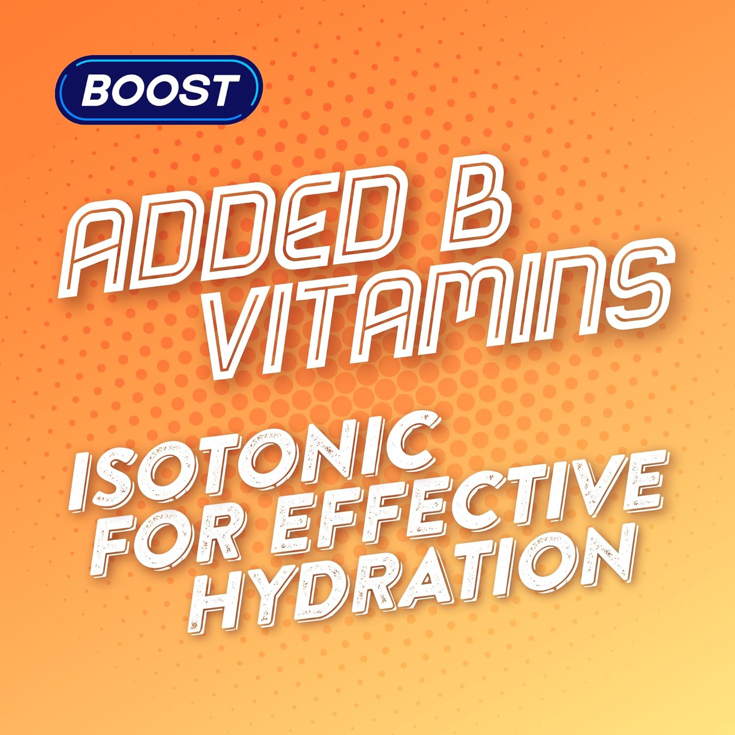 Boost Sports Drink Orange Flavour 12 Isotonic Drink with Vitamin B12 and B6 Electrolyte Drink Maximum Hydration Drinks Low Calorie Vegan Adult Soft Drinks Multipacks 12x500ml