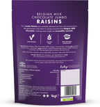 Forest Feast Belgian Milk Chocolate Jumbo Raisins - Fully Dipped Premium Snack
