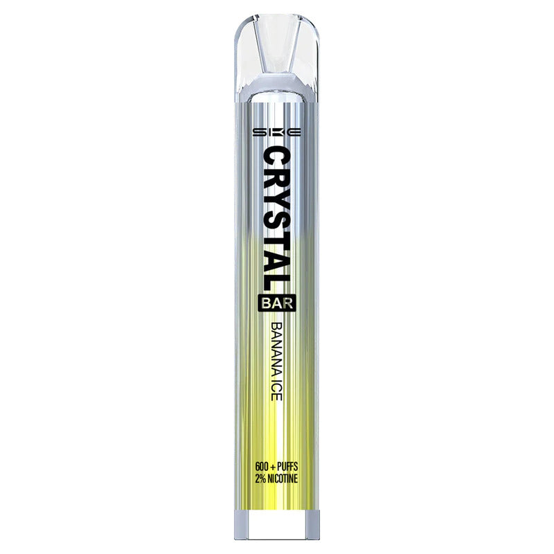 SKE Crystal Bar 600 Disposable Vape - Banana Ice (20mg Nic Salt)