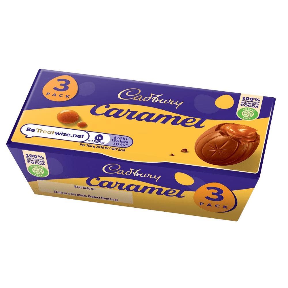 Cadbury Caramel Egg 3 Pack 120g Pack