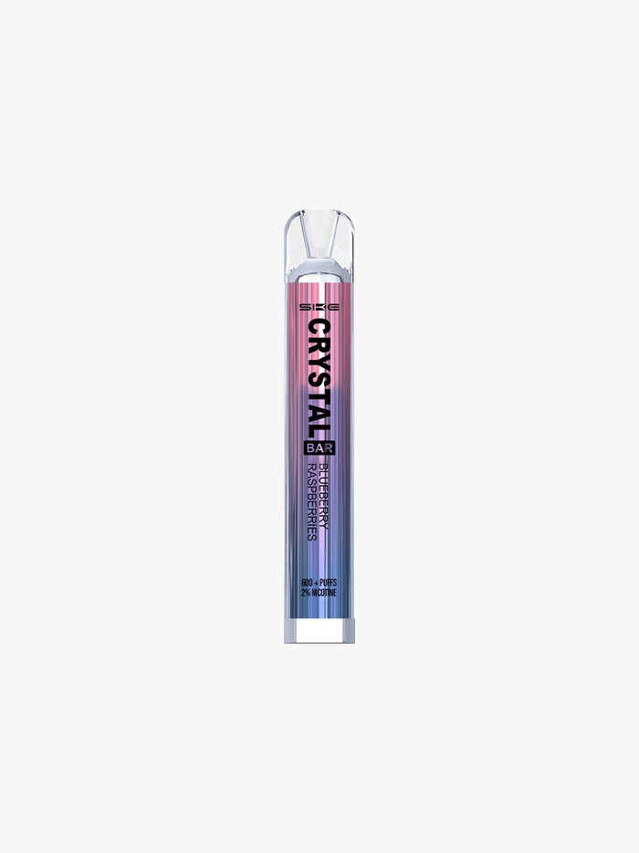 SKE Crystal Bar 600 Disposable Vape - Blueberry Raspberries (20mg Nic Salt)