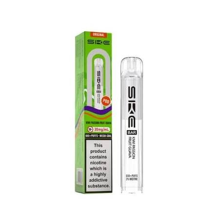 SKE Crystal Bar 600 Disposable Vape - Kiwi Passion Fruit Guava (20mg Nic Salt)