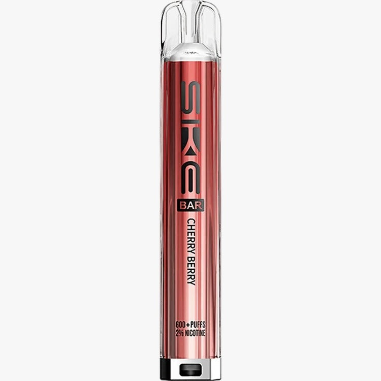 SKE Crystal Bar 600 Disposable Vape - Cherry Berry (20mg Nic Salt)