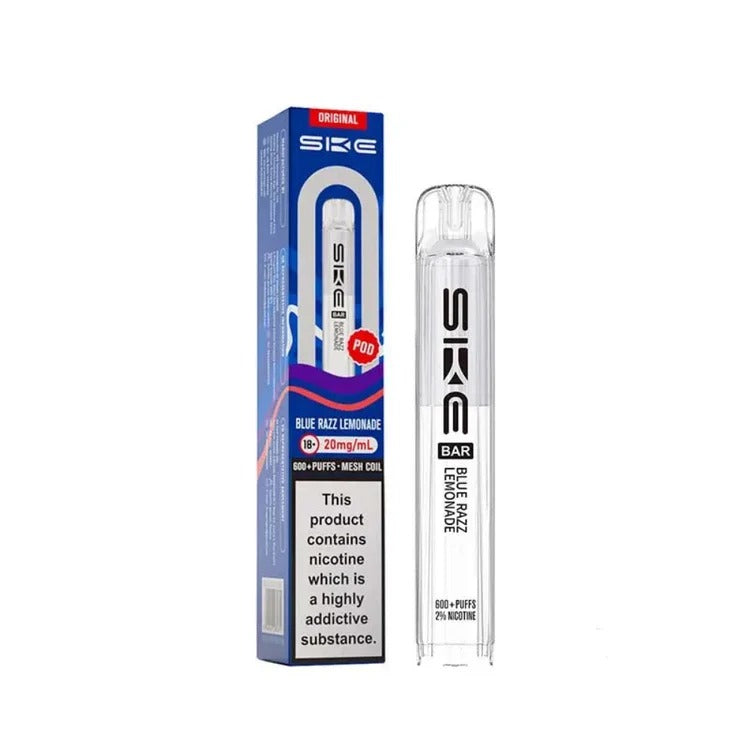 SKE Crystal Bar 600 Disposable Vape - Blue Razz Lemonade (20mg Nic Salt)