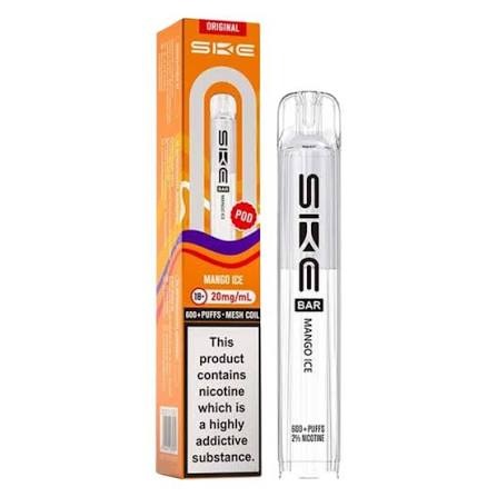 SKE Crystal Bar 600 Disposable Vape - Mango Ice (20mg Nic Salt)