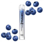 SKE Crystal Bar 600 Disposable Vape - Sour Blueberries (20mg Nic Salt)