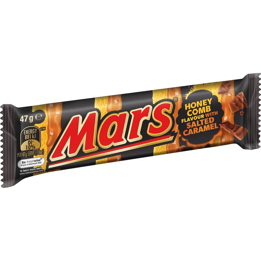 Mars Honeycomb & Salted Caramel Chocolate Bars  47g x 10 Pack