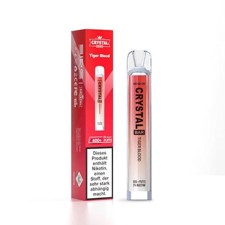 SKE Crystal Bar 600 Disposable Vape - Tiger Blood (20mg Nic Salt)
