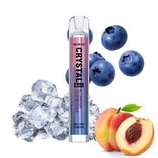SKE Crystal Bar 600 Disposable Vape - Blueberry Peach Ice (20mg Nic Salt)