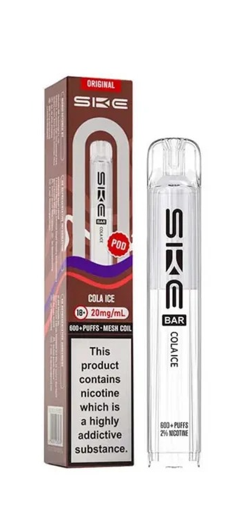 SKE Crystal Bar 600 Disposable Vape - Cola Ice (20mg Nic Salt)