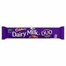 ( 36 Pack ) Cadbury Dairy Milk Duo Chocolate Bar 65g