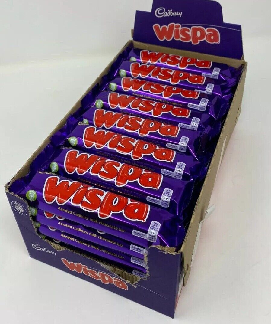 Cadbury 36g Wispa (Pack of 48) FULL SIZED BAR