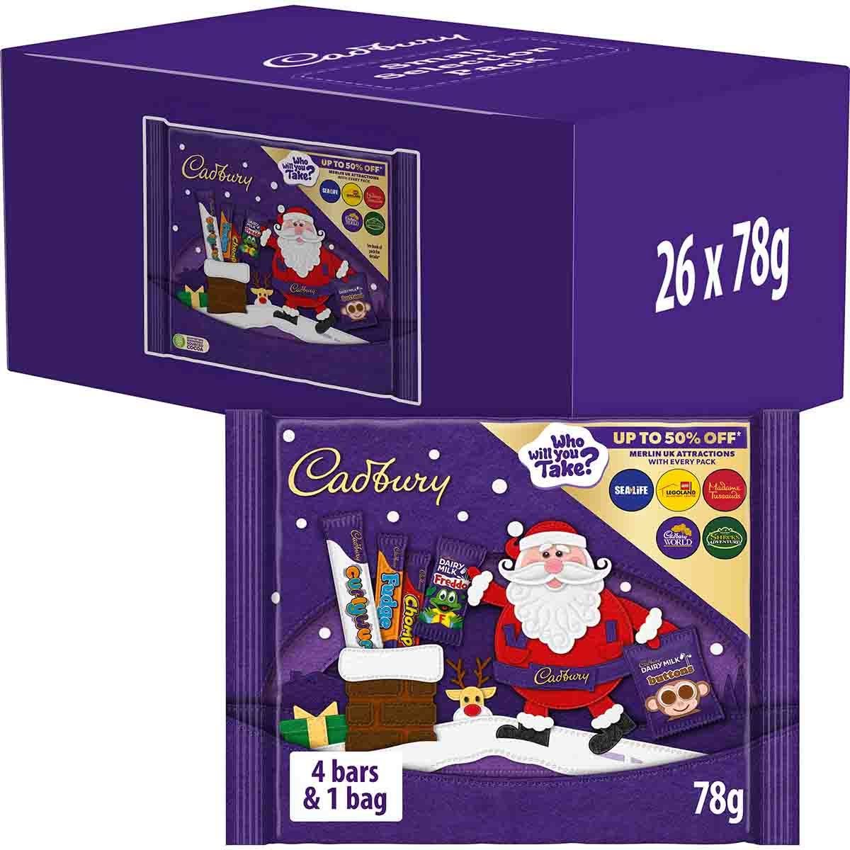 Cadbury Christmas Selection Box 78G (Pack of 26 Boxes)
